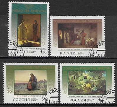 Russland gestempelt Michel-Nummer 778-781