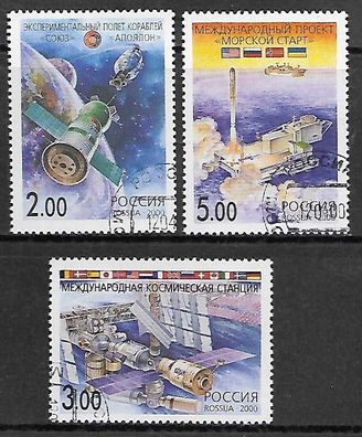 Russland gestempelt Michel-Nummer 811-813