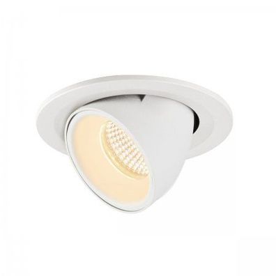 SLV 1009407 NUMINOS® GIMBLE S Deckeneinbauleuchte 3000K 20° weiß