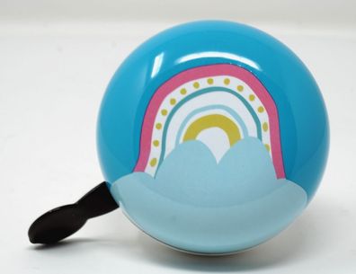 E-Bike Fahrradglocke Ding Dong Rainbow Regenbogen 2-Klang Ø 80 mm XXL Fahrrad Klingel