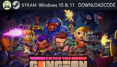 NEU PC Computer Spiel Enter the Gungeon für Windows 10 11 STEAM Downloadcode Key