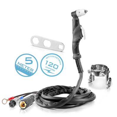 Stahlwerk Plasmaschneidbrenner P-80 120 A Schlauchpaket 5 Meter