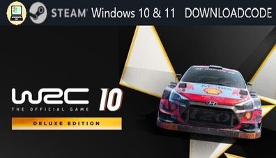 Computer Spiel WRC 10 FIA World Rally Championship Deluxe Edt Game Key für STEAM