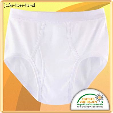 Herren Slip Schlüpfer Unterhosen mit Eingriff Baumwolle XL Gr. 5 bis 16 NEU