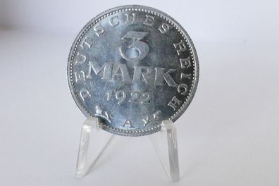 Deutsches Reich 3 Mark 1922 A Verfassungstag ( 067)