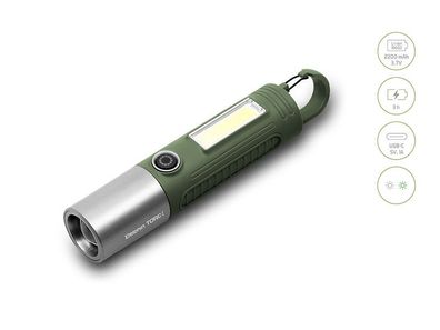 Delphin Campinglampe Torix, Wiederaufladbar mit 170 Lumen, 2.8W / 2200mAH
