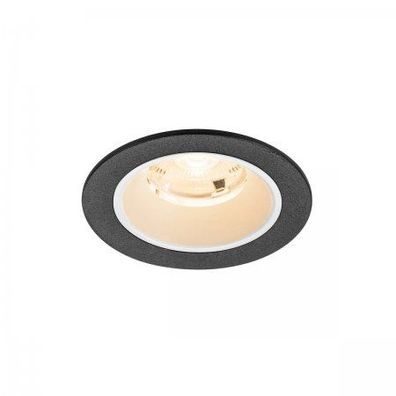 SLV 1009434 NUMINOS® S LED Deckeneinbauleuchte 2700K 20° schwarz weiß
