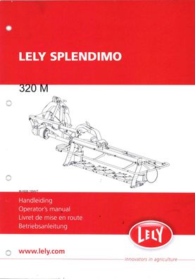 Betriebsanleitung für den Lely Splendimo 320 M Mähwerk