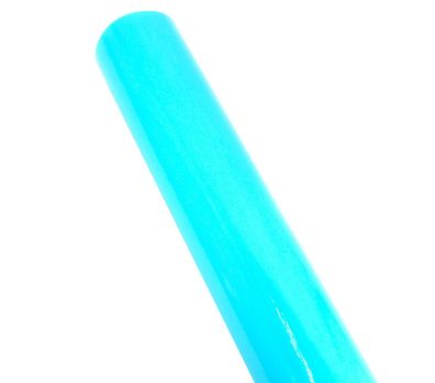 Geschenkpapier einfarbig 70cm x 2m Rolle Türkis glänzend