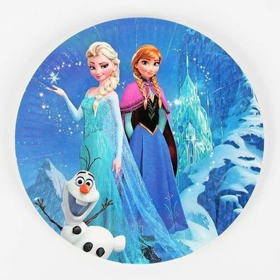 Tortenaufleger Elsa Frozen Anna Essbar Zuckermasse Tortenbild Deko + 4 Muffin A3