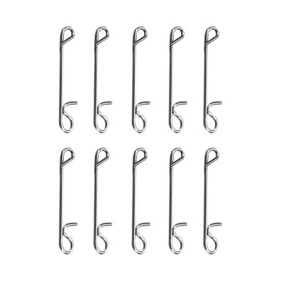 10 No Knot Verbinder Schnurverbinder Spinnfischen 18 kg