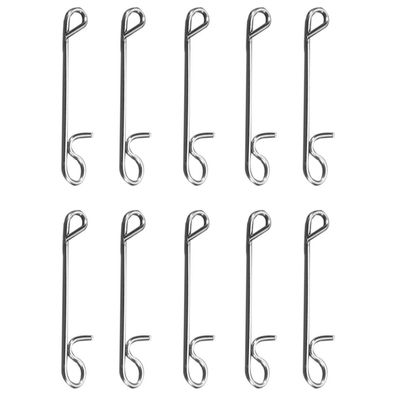 10 No Knot Verbinder Schnurverbinder Spinnfischen 65 kg