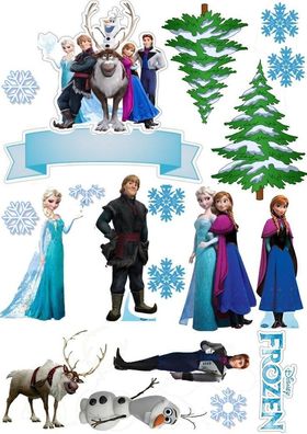 Tortenaufleger Elsa Personalisierter Elsa Essbare Tortendekoration aus Fondant A2