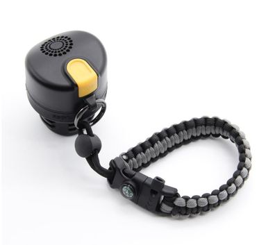 KH-Security Survival-Trinkflasche mit Alarm schwarz