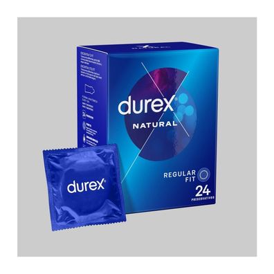 Durex Natural Classic Latex 24 Kondome