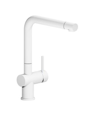 Reginox Yadkin weiß Einhandmischer Spültisch Armatur mit Schwenkauslauf