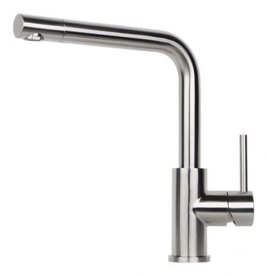 Einhebelmischer Küchenarmatur aus massivem Edelstahl