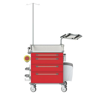 Servocomfort Metal-Line Notfallwagen mit vielseitigem Zubehör