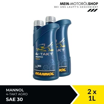 Mannol 4-Takt Agro SAE 30 2x1 Liter