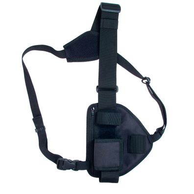 tee-uu CHEST Funkgeräte-Harnisch Schwarz 19,5 x 21,5 x 4,0 cm