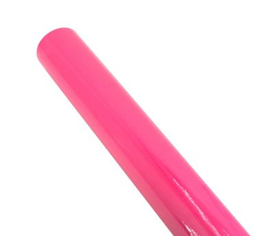 Geschenkpapier einfarbig 70cm x 2m Rolle Pink glänzend
