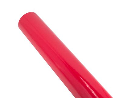 Geschenkpapier einfarbig 70cm x 2m Rolle Rot glänzend