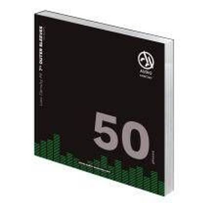 50 X LOW Density PE 7" OUTER Sleeves - 100 MICRON