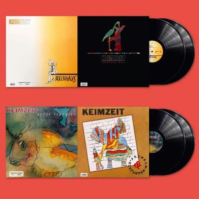 Keimzeit - Irrenhaus / Kapitel Elf LP + Bunte Scherben + Primeln und Elefanten LP Vin