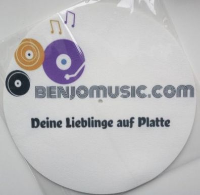 Slipmat "benjomusic" — Artikel auf Lager