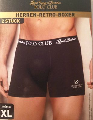 Polo Club Herren Qualität Unterwäsche Boxer Shorts 2 Stück (Neu) verschiedene Größen