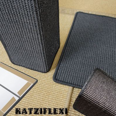 Katziflexi genial flexibles Kratzbrett aus Sisal / HDF klappbar selbstklebend