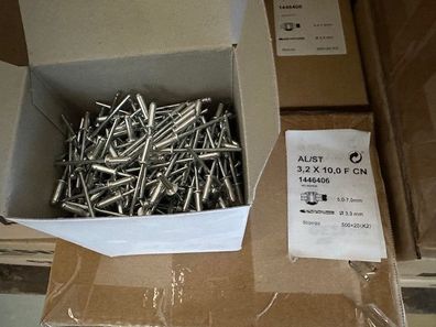 Gesipa Blindnieten Alu/Stahl Flachkopf 3,2x10 mm Palette 108