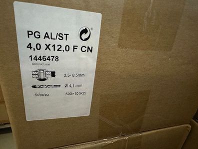 Gesipa Blindnieten Alu/Stahl Poly Grip Mehrbereichsnieten 4x12 mm Palette 103