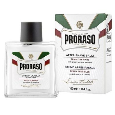 Proraso Erfrischender Aftershave-Balsam mit Grüntee & Hafer, 100ml