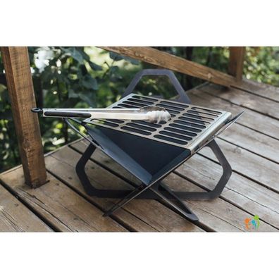 Grill Feuerschale Ochag in Schwarz