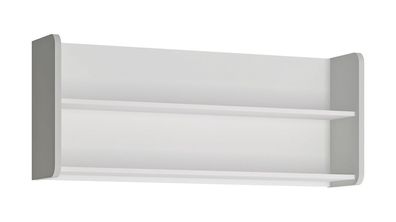 Kinder Wandregal Albi Weiß Grau