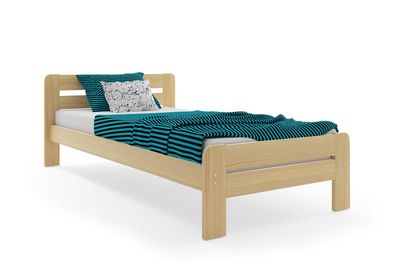 BMS Jugendbett Dallas Kiefer mit Matratze 90x200 cm