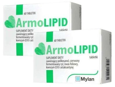 Armolipid Cholesterol Herz Saubere Cholesterinspiegel 60 Tabletten x2