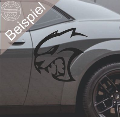 Autoaufkleber Dodge Hellcat Aufkleber SRT