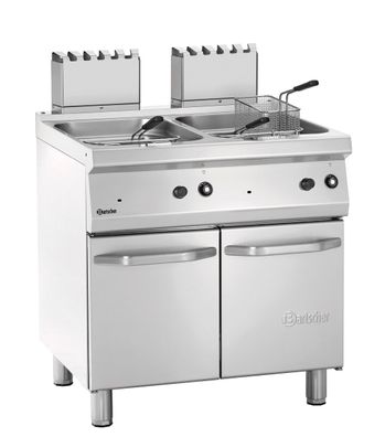 Bartscher Gastro Gas Fritteuse Fritöse 2 x 15 L 800 x 700 x 850 mm neu