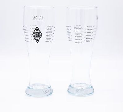 Borussia Mönchengladbach MGladbach Weizenglas Vfl 2er-Set 3023614