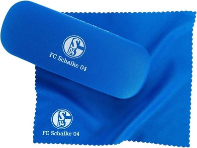 FC Schalke 04 S04 Brillenetui mit Putztuch Fußball
