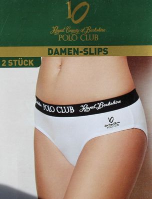 Damen-Slips 2 Stück höhe Qualität Polo Club Unterwäsche Angenehmer Tragekomfort