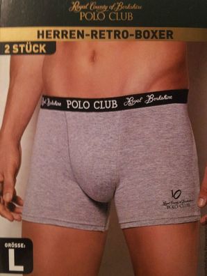 Polo Club Herren Qualität Unterwäsche Boxer Shorts 2 Stück (Neu) verschiedene Größen