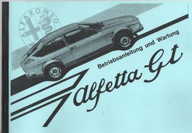 Bedienungsanleitung Alfa Romeo Alfetta GT