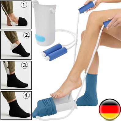 Anziehhilfe für Socken und Strümpfe, Sockenanzieher Sockenanziehhilfe Dressing