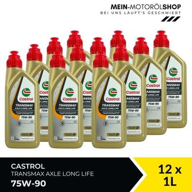 Castrol Transmax Axle Long Life 75W-90 12x1 Liter