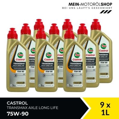 Castrol Transmax Axle Long Life 75W-90 9x1 Liter