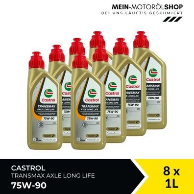 Castrol Transmax Axle Long Life 75W-90 8x1 Liter