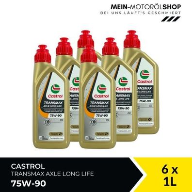 Castrol Transmax Axle Long Life 75W-90 6x1 Liter